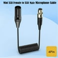 thumbnail image 7 of XLR 3Pin Female to Mini XLR 4Pin Female Amplifier Audio Mixer Mini Microphone Camera Audio Cable, 7 of 7