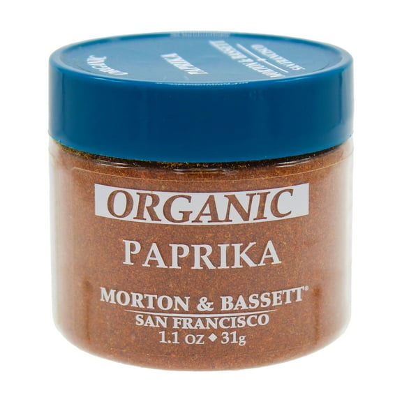 Morton & Bassett Organic Paprika, 1.1 oz – Single Spice