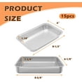 thumbnail image 2 of 93305/83156 Grease Catch Pan for Weber Genesis II & Spirit Grill Drip Pan with 15 Pack 6415 Foil Grease Tray Liners for Weber Genesis II e-310/315/330/335 & Spirit e-210/220/310/320/330 Grills, 2 of 14