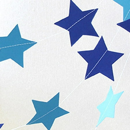Star Shape Paper Strings Hanging Drop Decoration Wedding Party