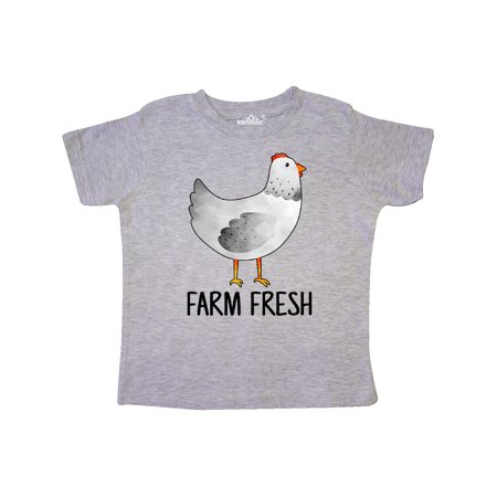 

Inktastic Farming Chicken Farm Fresh Gift Toddler Boy or Toddler Girl T-Shirt