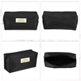 thumbnail image 3 of 1 Pc Women Waterproof Makeup Bag for Business Travel Vacation Wedding Black Nylon, 3 of 6