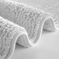 thumbnail image 3 of RAINLEX 1 PCS 24x60" 100% Cotton Tufted 3000 GSM Reversible Bath Rug Grey, 3 of 17