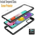 thumbnail image 3 of Samsung Galaxy S30 Case, Transparent Drop Proof Cover with [Temerped Glass Screen Protector] (Black), 3 of 3