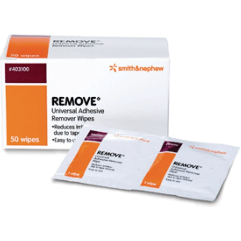 Smith & Nephew Remove Universal Adhesive Remover Wipes, 50 Count