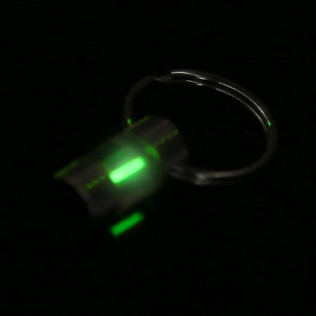 Tritium Self Luminous Key Ring Ultralight Outdoor Glow In The Dark Keychain Ring Emergency Survival Mini Light