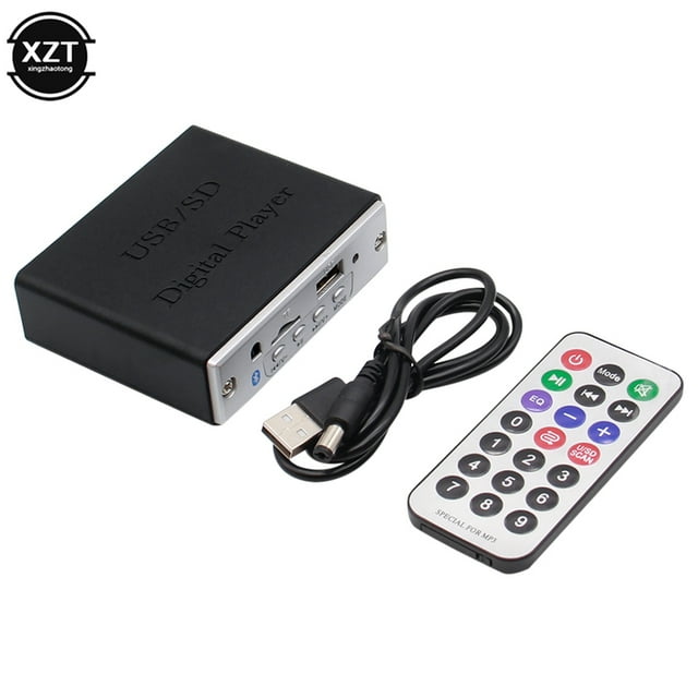 Carte Décodeur MP3 12V Compatible Bluetooth 5.0 Module de Décodage Lecteur Numérique Carte Audio Support MP3 WAV U Disque TF Carte USB SD