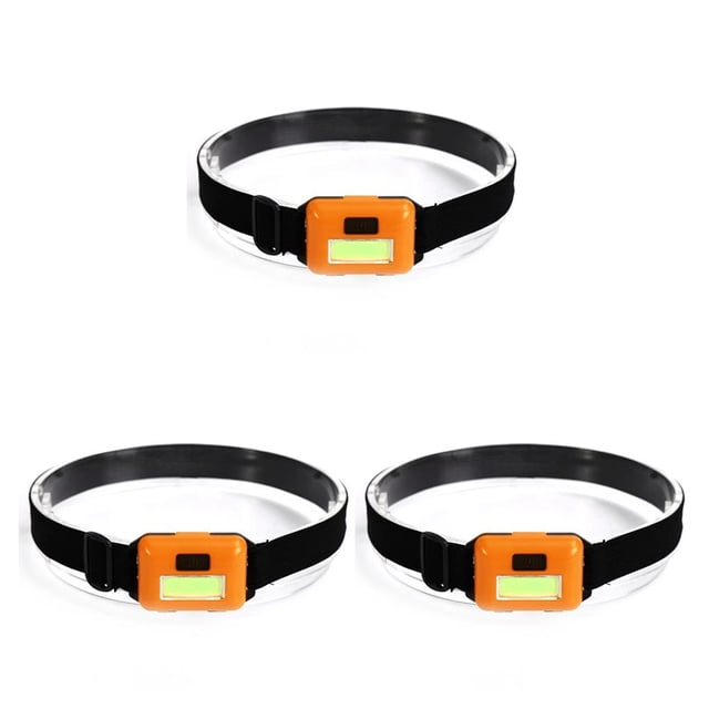 Eigraketly 3W 150LM COB LED faro delantero potente brillo lámpara de cabeza con diadema elástica antorcha herramienta de iluminación para Type1 NO1