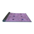 thumbnail image 2 of Ahgly Company Indoor Square Abstract Blue Contemporary Area Rugs, 6' Square, 2 of 4