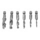 thumbnail image 5 of Grifos De Flauta En Espiral, 6 Piezas De Grifo Combinado Resistente A La Corrosión Multifuncional Con Vástago Hexagonal Para Procesamiento De Roscas ANGGREK Otros, 5 of 8