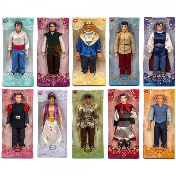 Disney Store 10 Disney Princes 12 Classic Doll Toy