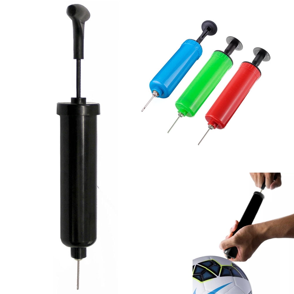 Ball Inflator Hand Air Pump w// Needle For Football Basketball Sport Soccer Ball