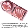 thumbnail image 3 of Egg Divider Egg Slicer Multifunctional Boiled Egg Dicer Kitchen Fruit Vegetables Divider Tool Pink, 3 of 5