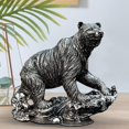 thumbnail image 3 of de Nórdicos, 2 Uds., Estatuas de Animales , tesanías, Mostrador, Estante de Oficina, mio de TV, Decoración de Tienda perfecl Escultura de estatuilla de oso, 3 of 8