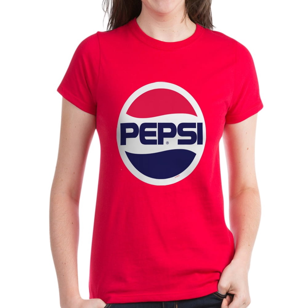CafePress - CafePress - Pepsi 90S Logo Women's Dark T Shirt - Women's Dark T-Shirt - Walmart.com