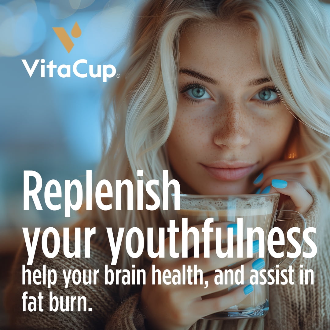 VitaCup Keto Collagen Coffee Creamer Vanilla, 10 oz
