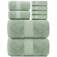 thumbnail image 1 of Juego de toallas White Classic Luxury 100% algodón turco, 8 piezas, 1 of 8