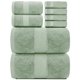 thumbnail image 1 of Juego de toallas White Classic Luxury 100% algodón turco, 8 piezas, 1 of 8