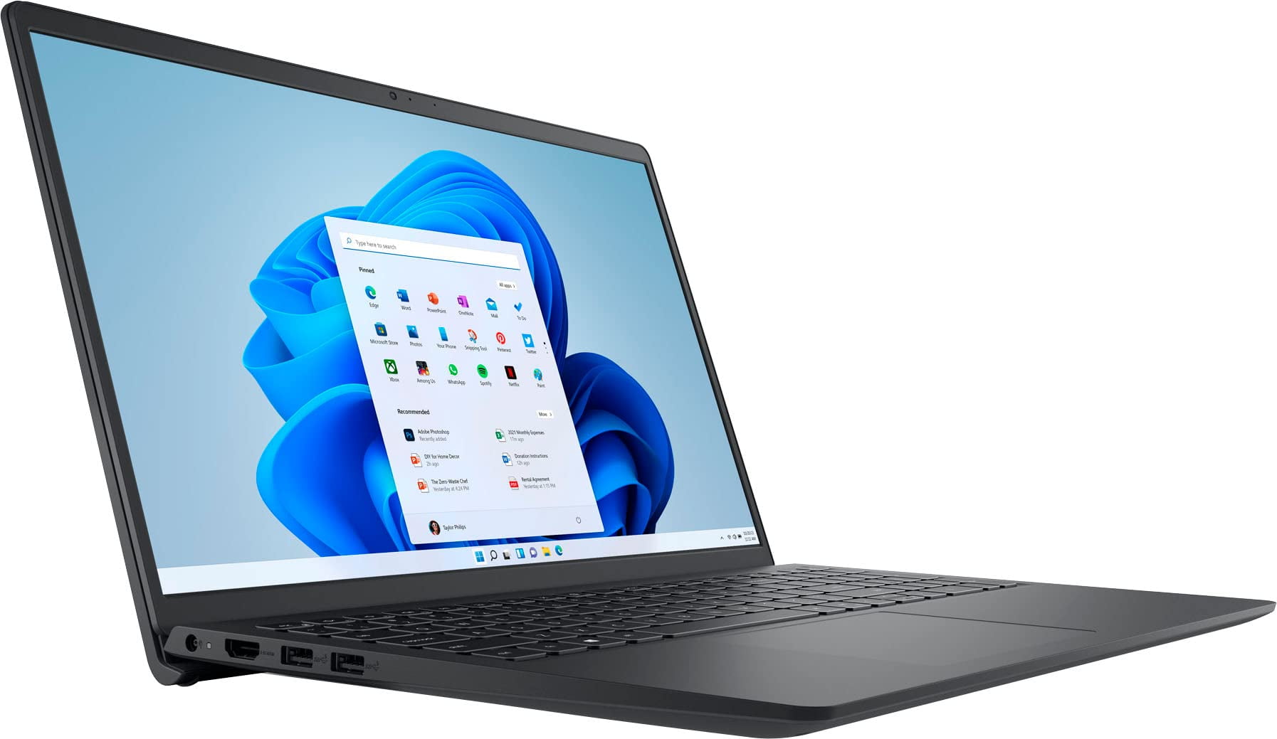 Dell Inspiron 15 3520 Laptop, Intel 4-Core i5-1155G7, 15.6" FHD IPS Touchscreen, Intel Iris Xe Graphics, 16GB DDR4 512GB SSD, WiFi, Bluetooth, HDMI, HD Camera, Carbon Black, Win11 Home