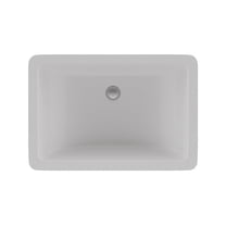 21" Rectangle Quartz Vanity Bathroom Sink, Galaxy White Drop-In Sink, Undermount Bathroom Sink, Granite Vanity Basin by Lexicon Platinum LP-V214-W