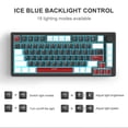 thumbnail image 2 of Teclado mecánico para juegos MageGee STAR75 75% con interruptores amarillos, 2 of 8