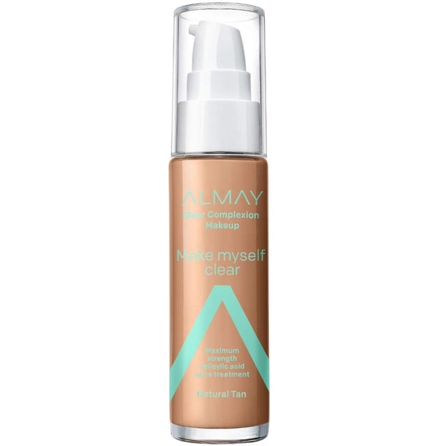 Base de maquillaje líquida Almay Clear Complexion 710 Natural Tan 30 ml