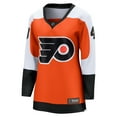 thumbnail image 2 of Women's Fanatics Morgan Frost Orange Philadelphia Flyers Home Breakaway Player Jersey, 2 of 3