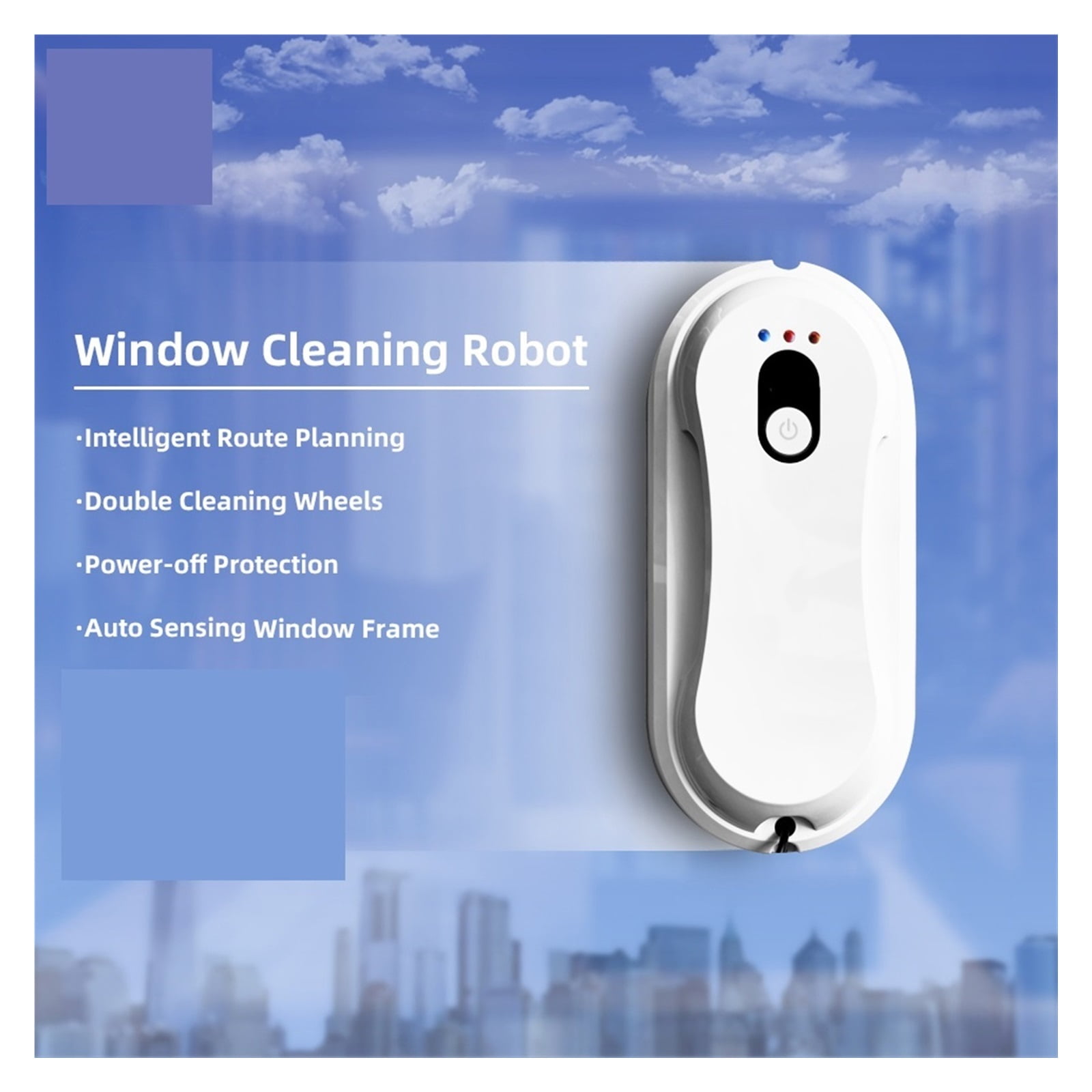 Automatic Window Cleaning Robot Robotic Vacuum Cleaner For Home Washing Windows Washer Electric Household Glass Wiper For Windows, Tiles, Bathrooms