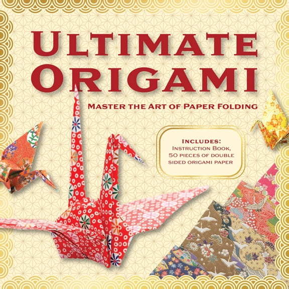 Pre-Owned Ultimate Origami Kit: Master the Art of Paper Folding - Includes: Instruction Book, 100 Pieces of Double Sided Origami Paper (Misc.) 1577156110 9781577156116