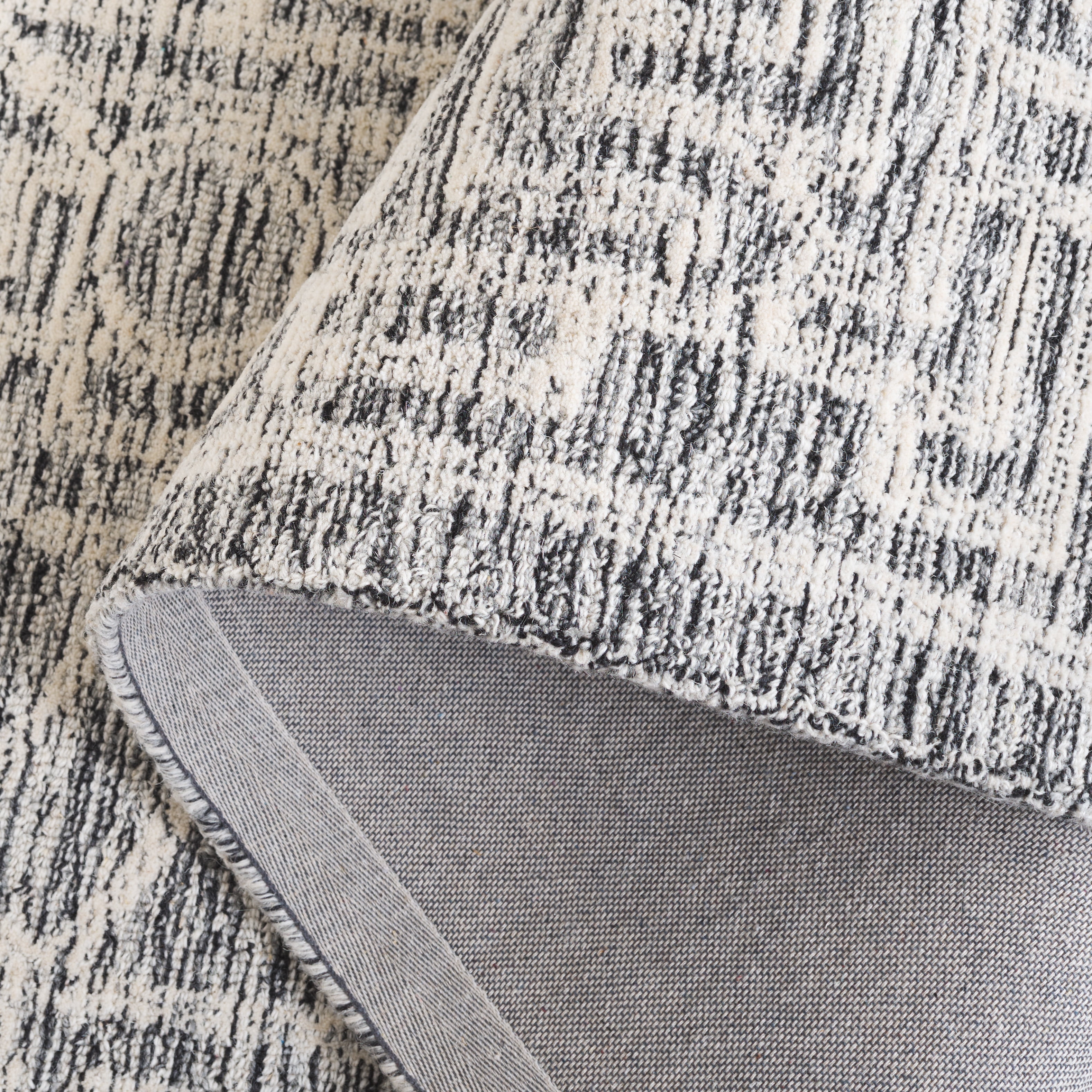 SAFAVIEH Abstract Femie Sunburst Area Rug, Charcoal/Ivory, 4' x 6'