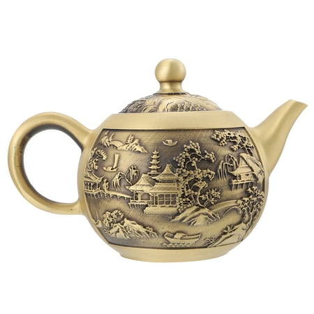 

Mini Grip Teapot Vintage Embossed Teapot Decorative Retro Teapot Mini Copper Teapot