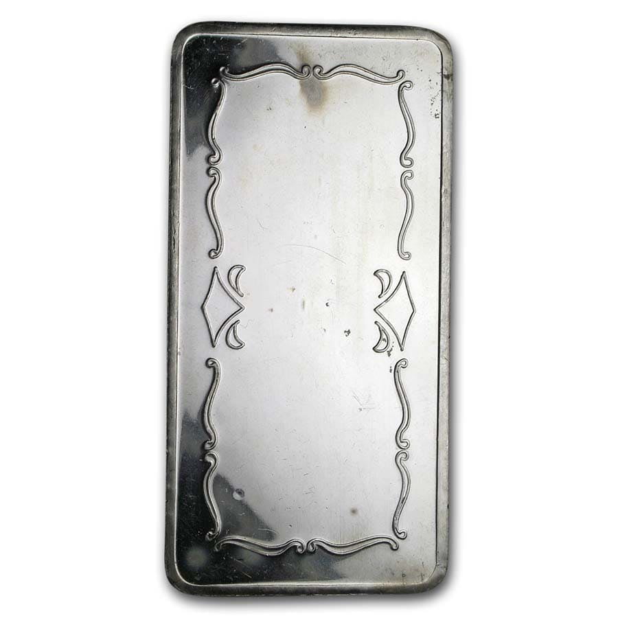 Rare Vintage 10 oz .999 Silver Bar California Crown Mint Lot 73181 