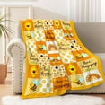 thumbnail image 5 of Bee Blanket Lightweight Flannel Throw Blanket Gifts for Girls Women in All Season Blanket for Bed/Couch/Sofa 30"x40" for Baby/Pets, 5 of 6