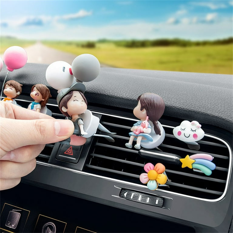 Briquettes Elf Doll Car Vents Clip Car Air Freshener Auto Decor Perfume  Diffuser