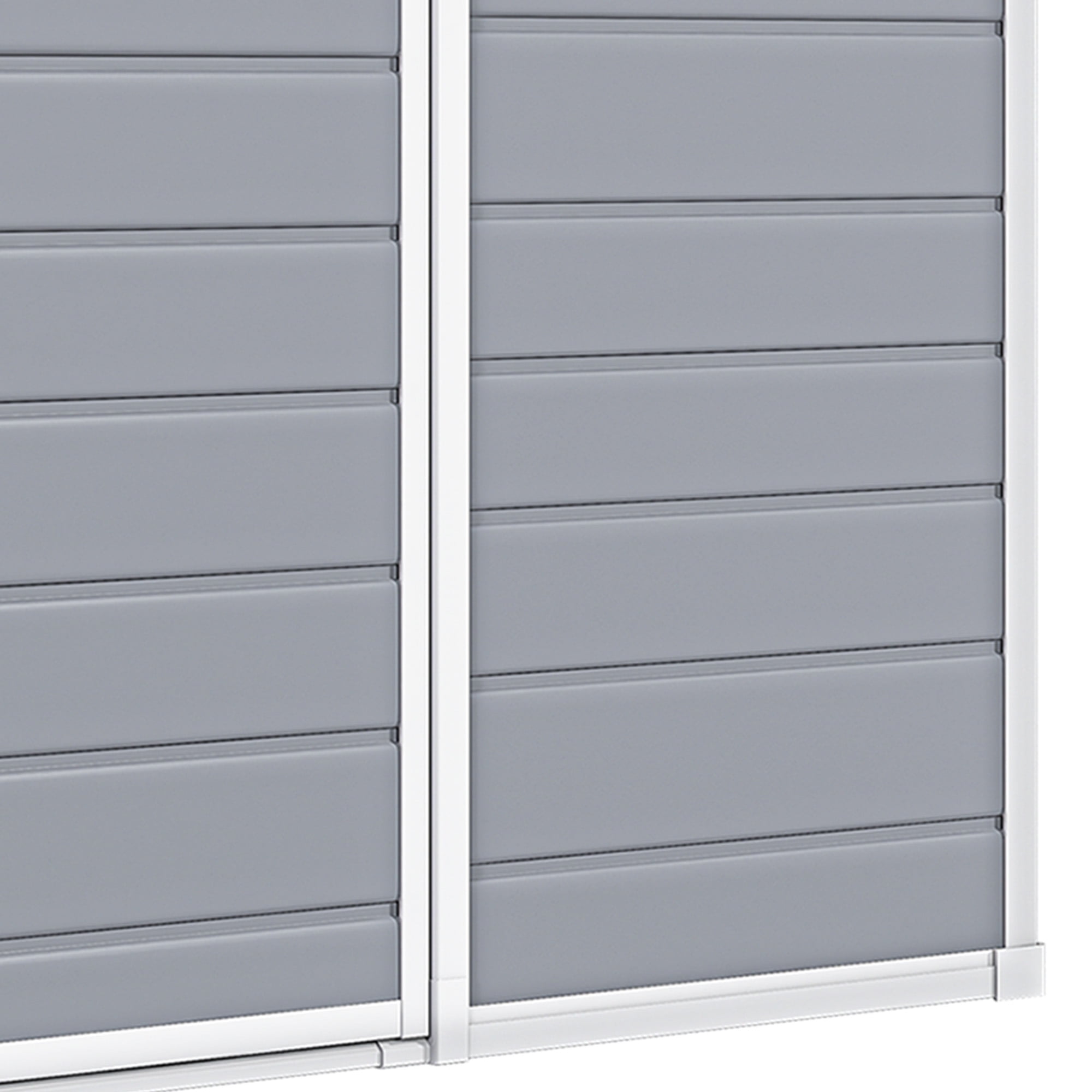 Uforic Resin Outdoor Storage Shed, 5x3 FT with Floor All-Weather Resin Storage Shed with Lockable Door & Window, Waterproof