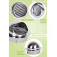 thumbnail image 1 of Rejilla de ventilación de campana de rejilla de ventilación redonda de 100 mm, tapa redonda de acero inoxidable 304 con/malla Banban LingWen 8390605762086, 1 of 1