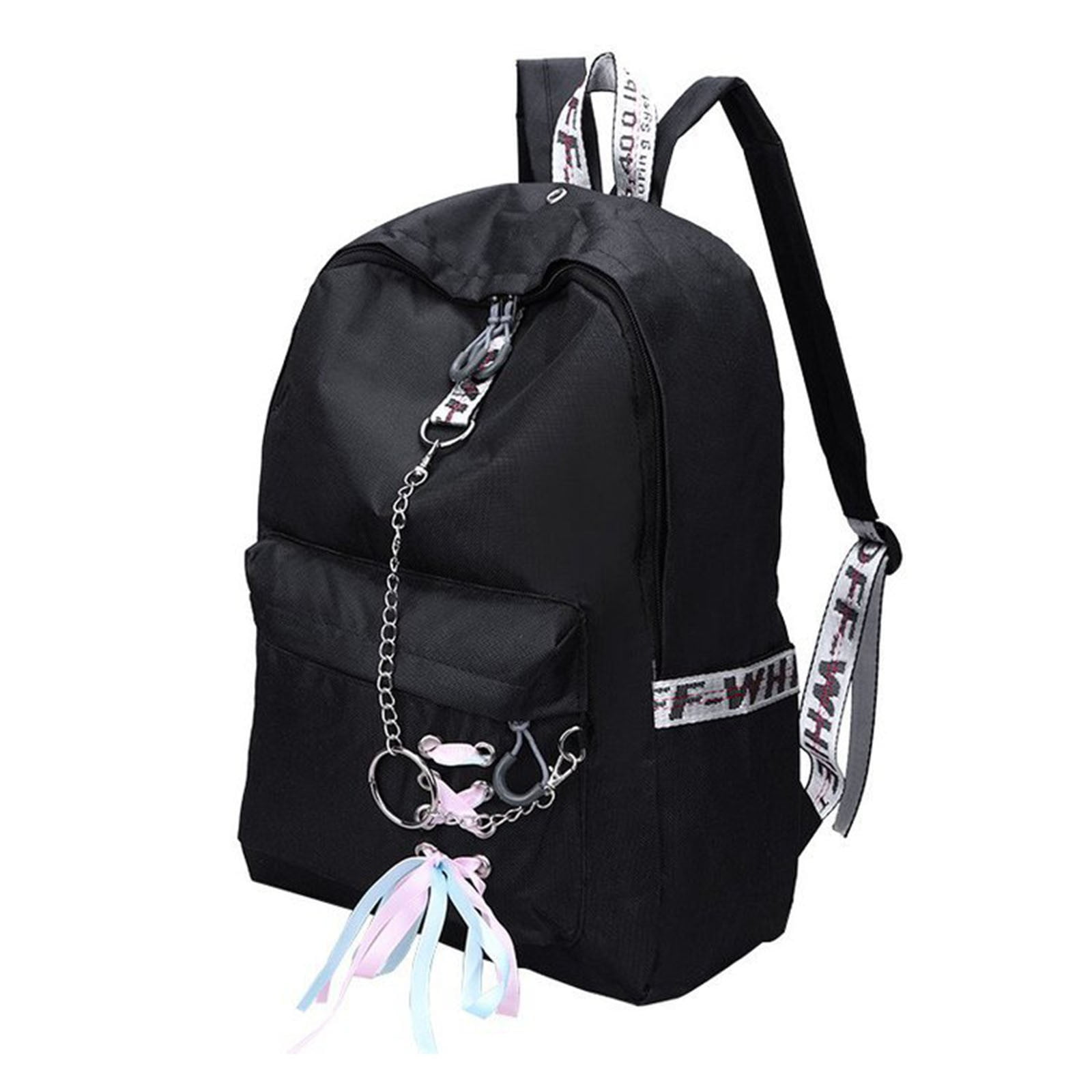 Women's Patchwork Denim Lace Backpack Travel School Book Shoulder Bags Rucksack 