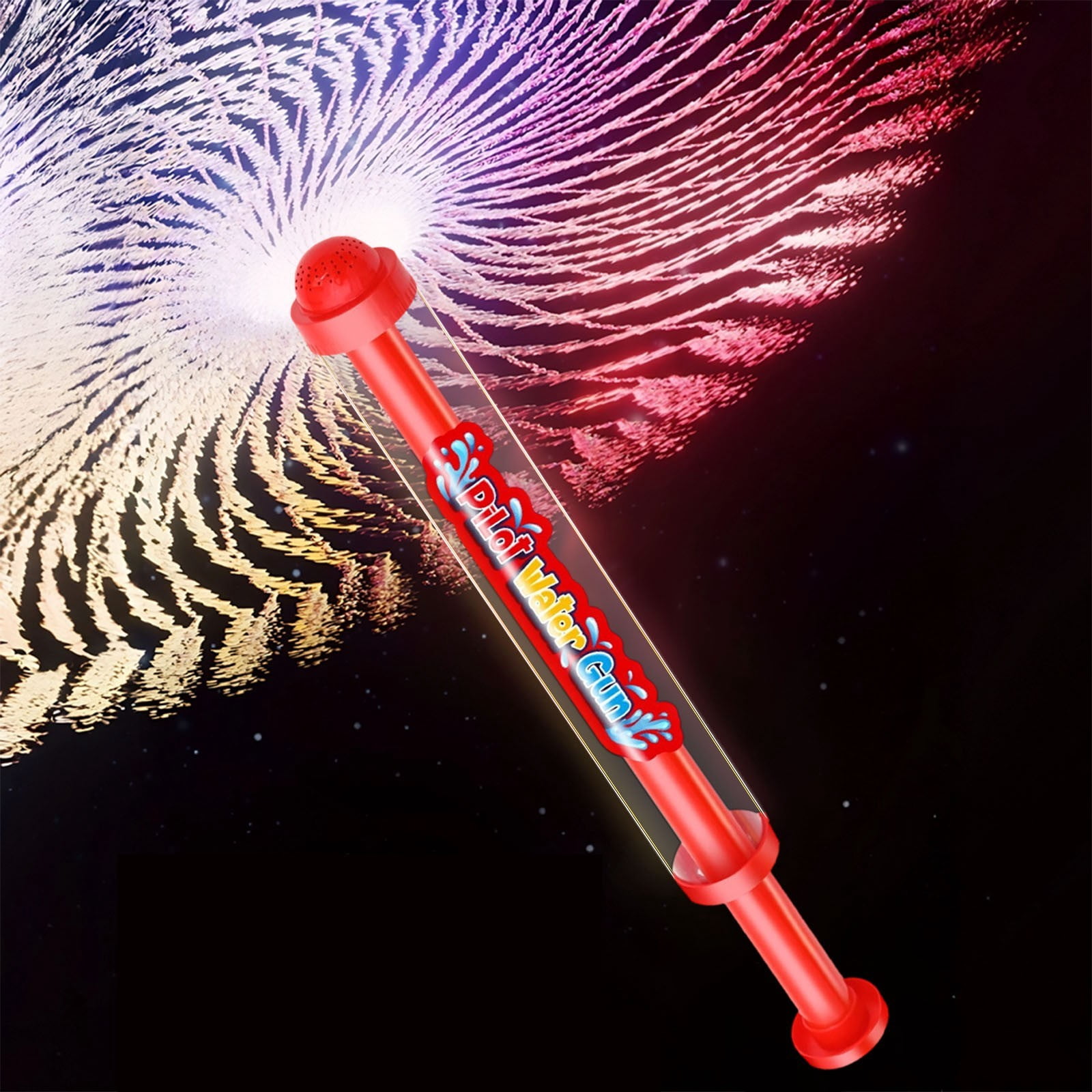 Kozzylandra Firework Water Gun for Kids & Adults, 3PCS Large Water Squirter Toy, Best Summer Water Blaster with Fireworks Spray Effect, Easy Fill for Beach Pool Backyard Party Outdoor Fun, 20.5"