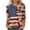 Multicolor D, variant on 250 Anniversary Usa Shirt Women 3/4 Sleeve Crewneck Basic Tee Tops Loose Fit Dressy Casual Shirts Multicolor Z XXL