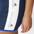 thumbnail image 2 of ADIDAS BS1221 STELLASPORT Course Yoga SHORTS Nuit Indigo/blanc ( L ), 2 of 2
