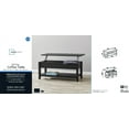 Mainstays Lift Top Coffee Table with Storage Shelf, Blackwood