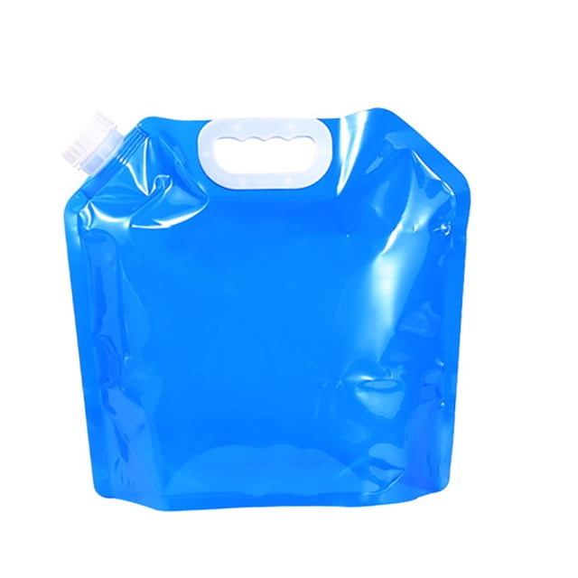 Water Bag Folding Portable Sports Water Container Jug Storage Bottle Container for Outdoor Travel Camping, 10L