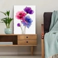 thumbnail image 5 of Watercolor Poppy Flower Canvas Print, Suitable for Living Room Bedroom Office Hallway Dining Room Hotel Gift for Her, 5 of 8
