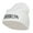 White, variant on Brooklyn Embroidered Short Beanie - Navy OSFM