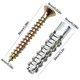 thumbnail image 5 of Tubo de expansión de hierro liviano - Tapón autorroscante estándar para ladrillo de espuma | Solución de reparación de agujeros viejos de plástico | Construcción duradera | Paquete de 1, 5 of 8