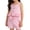 Rose, variante sur EGNMCR Ensembles de Débardeurs à Col Rond pour Filles, Ensemble de Camisole à Carreaux Baobao Huafu à Volants + Shorts pour Enfants polyester