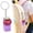 F, variant on Cute Stapler with Keychain, Portable Small Stapler for Stu-Dents & Kawaii Animal Compact Paper Stapler for Schol , Mini Stapler for Desk, Rabbit