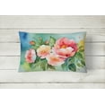 thumbnail image 2 of Carolines Treasures DAC1639PW1216 16 x 12 in. Unisex Georgia Cherokee Rose in Watercolor Fabric Decorative Pillow, 2 of 4