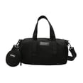 thumbnail image 4 of Bolso de hombro para mujer, tipo bandolera, con correa de hombro desmontable, sencillo, para ir de compras al aire libre, ir al trabajo o ir de fiesta Negro, 4 of 8