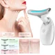 thumbnail image 2 of Masajeador Facial Y De Cuello Con Radiofrecuencia - Dispositivo Antiarrugas Con Luz Roja/Azul, Lifting No Invasivo, Recargable USB Para Cuidado De La Piel, 2 of 11
